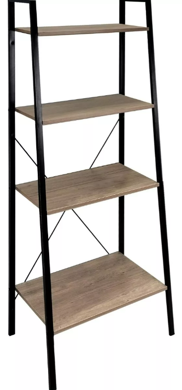 Estante Librero Organizador Tipo Escalera 4 Niveles Madera.