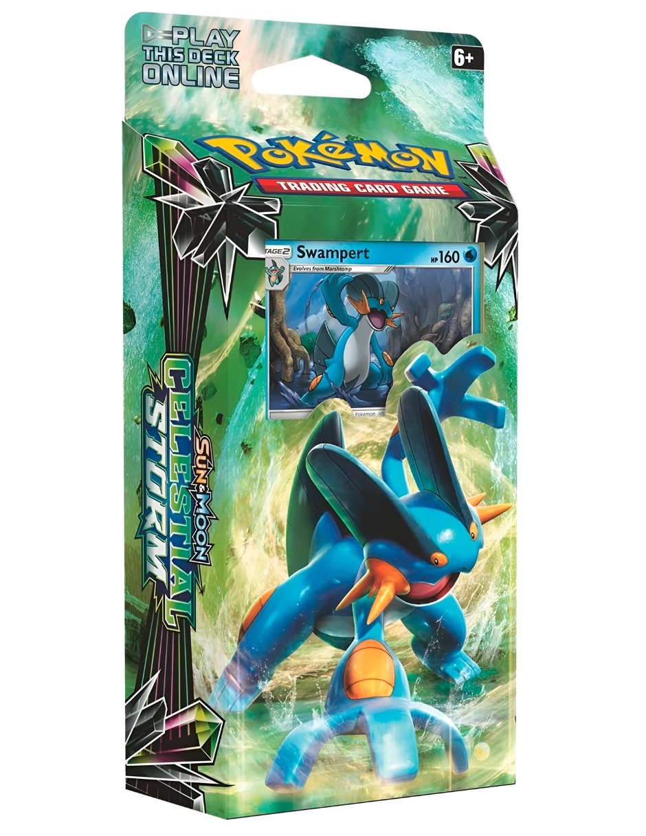 POKEMON S&M CELESTIAL STORM TRADING CARD SWAMPERT.