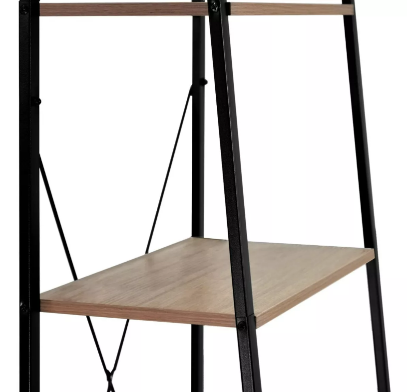 Estante Librero Organizador Tipo Escalera 4 Niveles Madera.