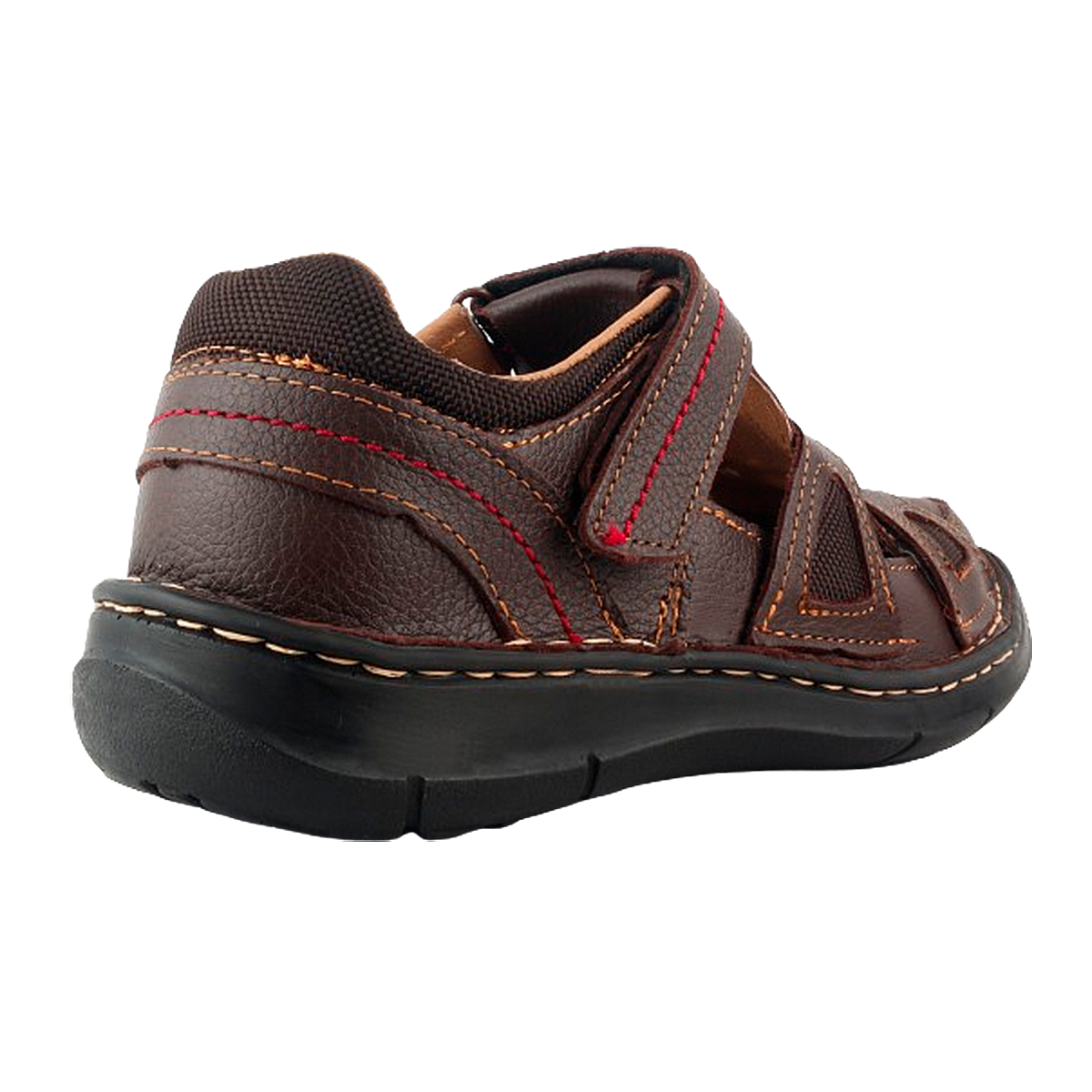 Huarache Hombre Sandalia 100% Piel Cómodo Playa 220-c Café