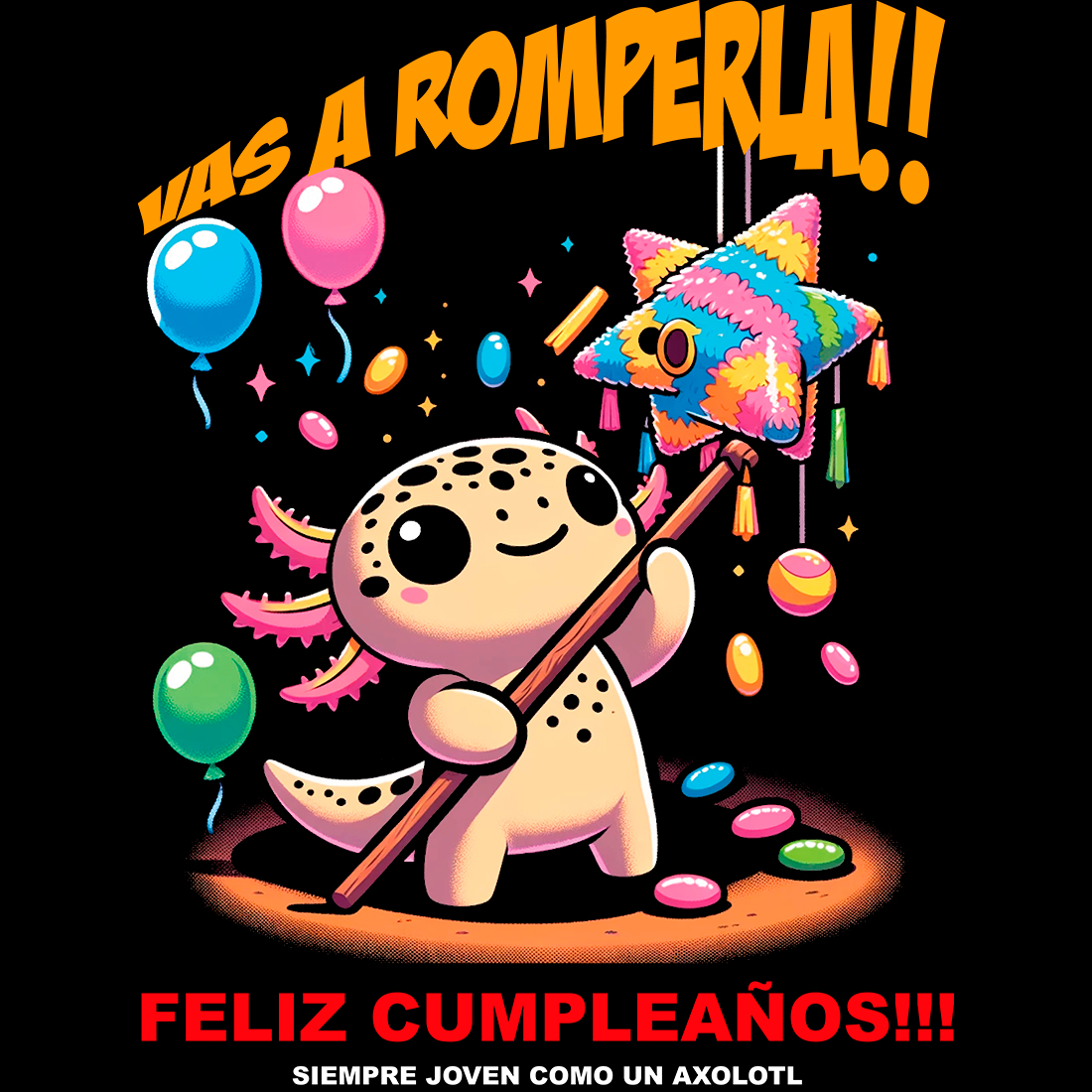 Playera de Cumpleaños para niño - Axo Vas a Romperla!!.