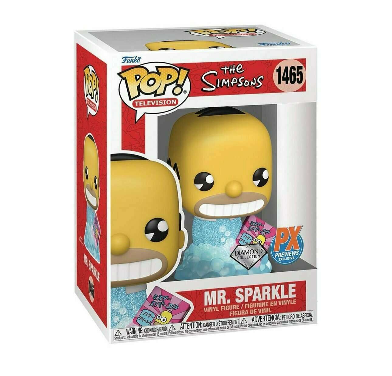 Funko Pop! Mr. Sparkle / Mr. Chispa - Homero Simpson Diamond