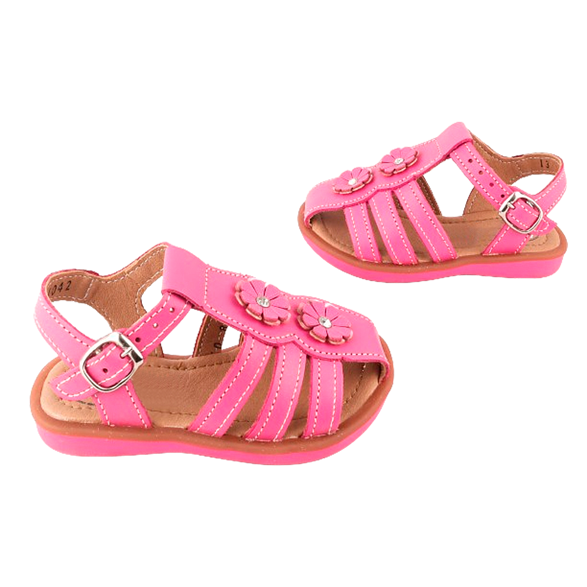 Huarache Niña Bebé Sandalia 100% Piel Cómodo Playa 1042-f.