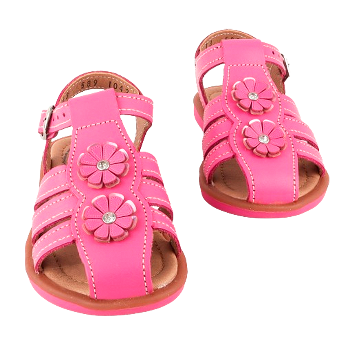 Huarache Niña Bebé Sandalia 100% Piel Cómodo Playa 1042-f.