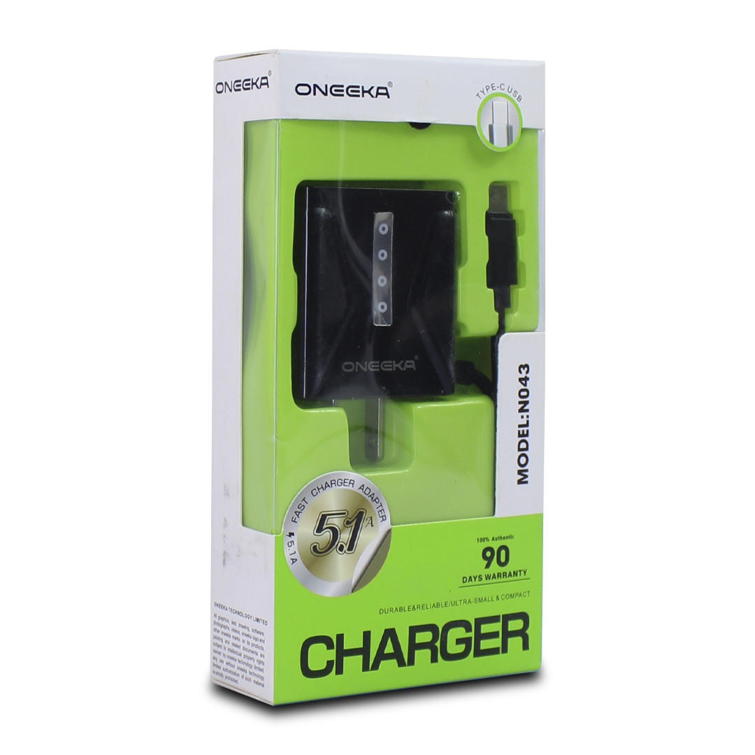 Kit 3 Cubos Cargador Oneeka N043 Tipo C 5V 3A .