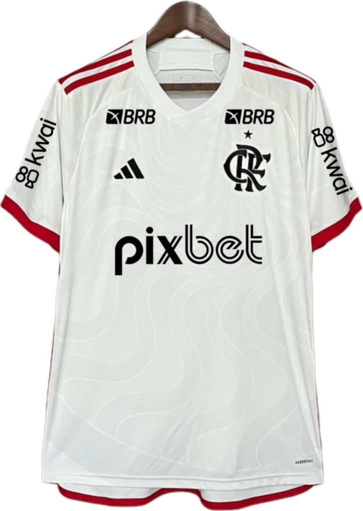 Nuevo! Jersey Club de Regatas Flamengo Brasil 2024/2025 Visita Blanco Talla L.