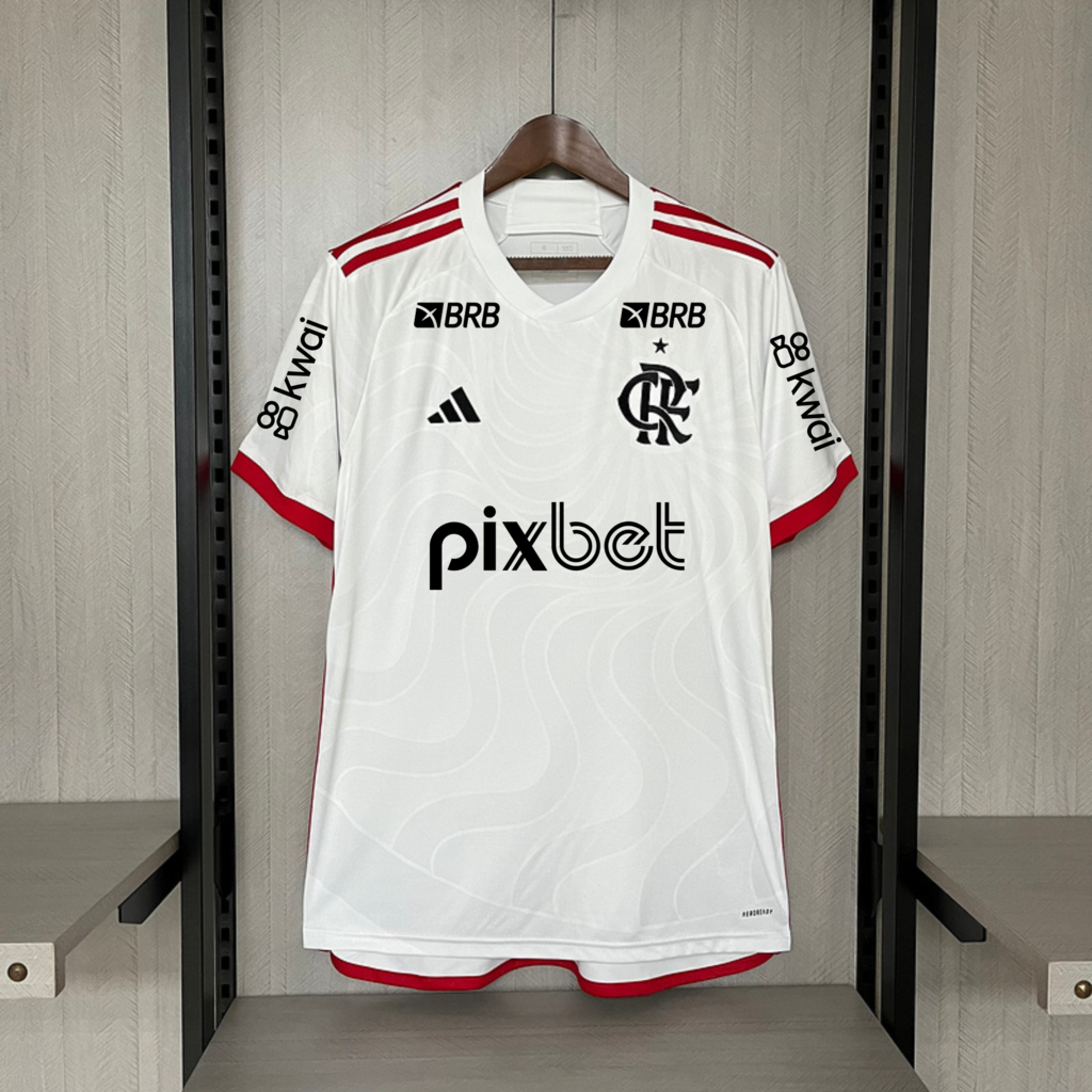 Nuevo! Jersey Club de Regatas Flamengo Brasil 2024/2025 Visita Blanco Talla XL.