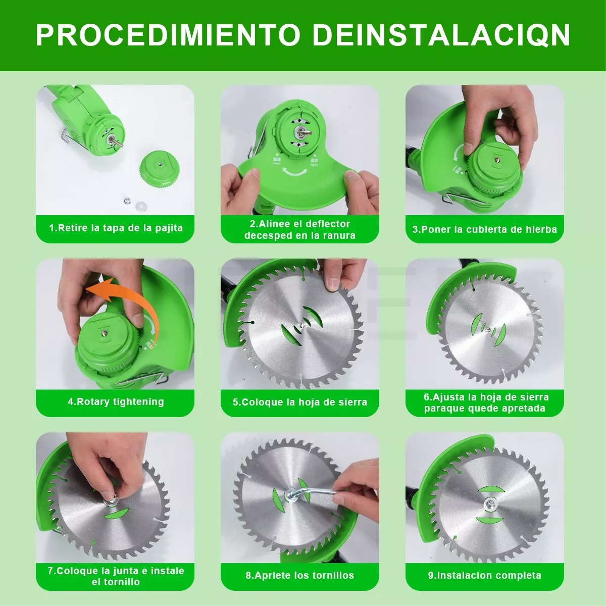 DESBROZADORA INALÁMBRICA PODADORA PASTO CORTADORA DE CÉSPED