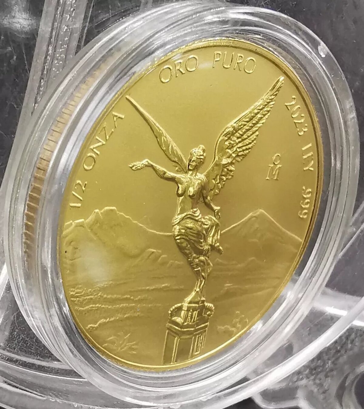 Moneda 1/2 Media Onza Libertad Oro Brillo .