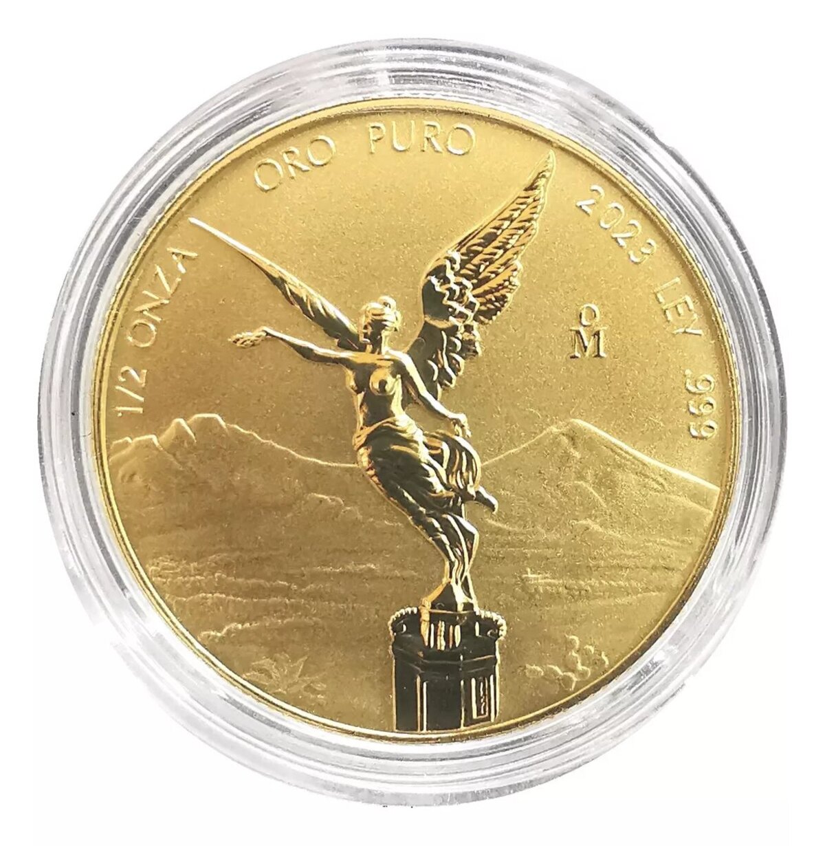 Moneda 1/2 Media Onza Libertad Oro Brillo .