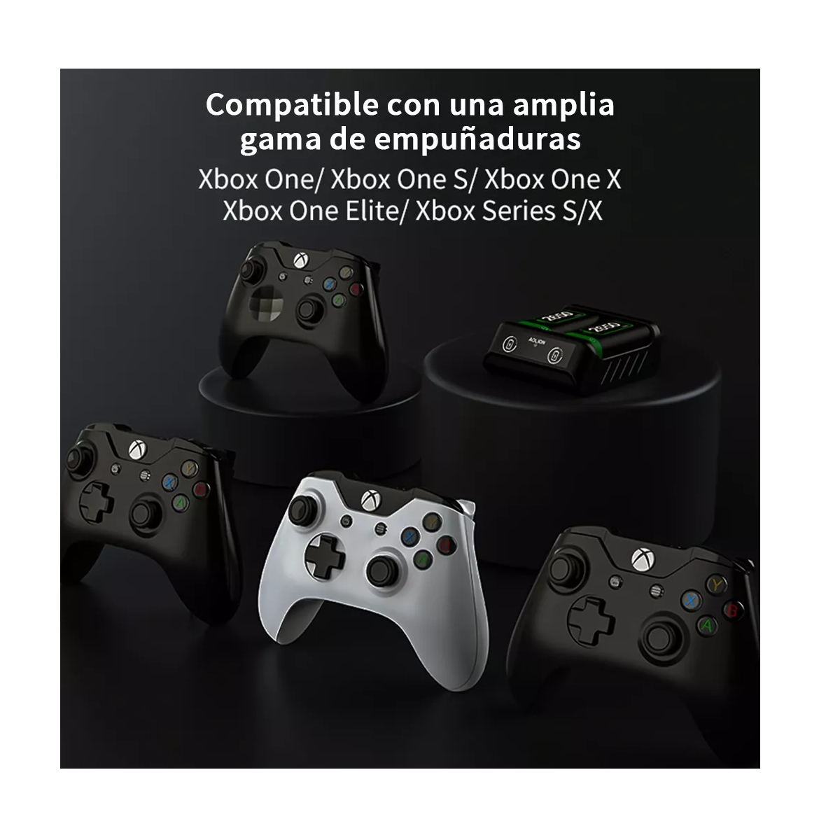Batería Recargable Para Mando Xbox One/series X/s,  Negro