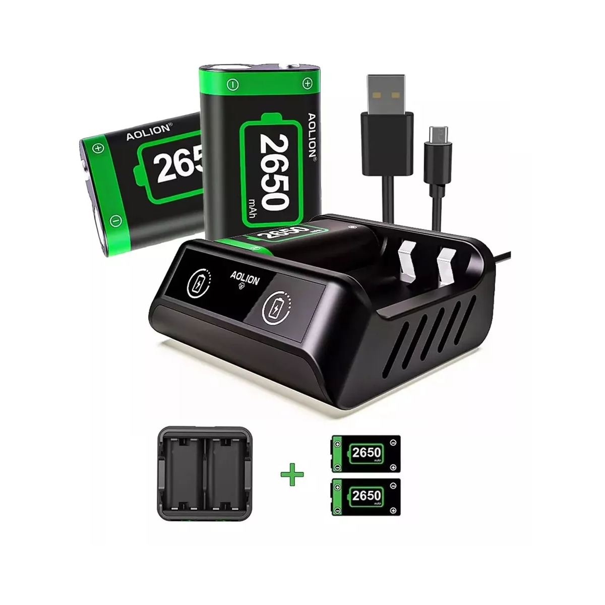 Batería Recargable Para Mando Xbox One/series X/s,  Negro