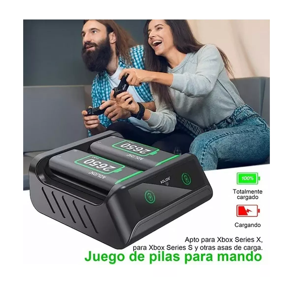 Batería Recargable Para Mando Xbox One/series X/s,  Negro