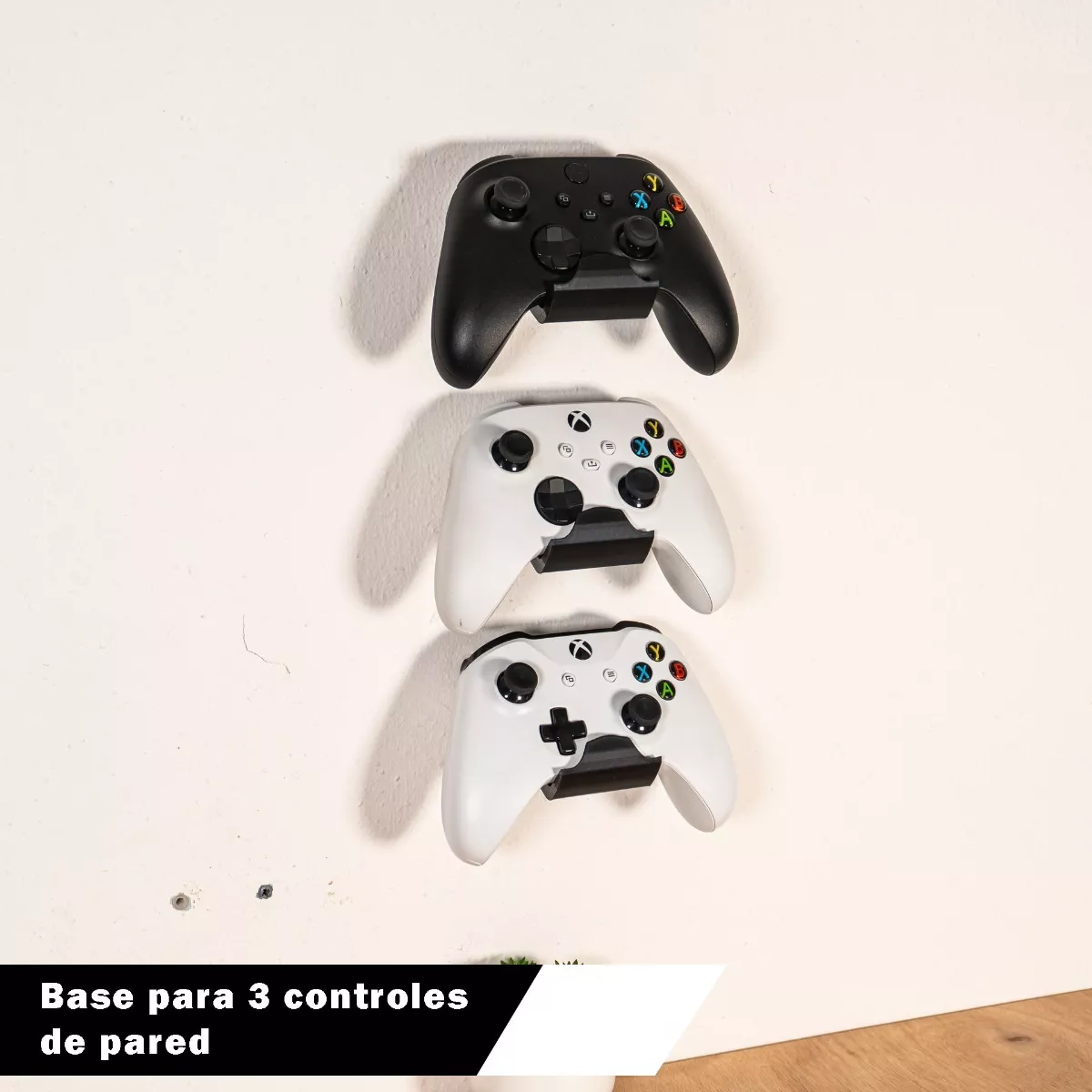Base Controles Xbox One De Pared / Soporte Control Series S Negro