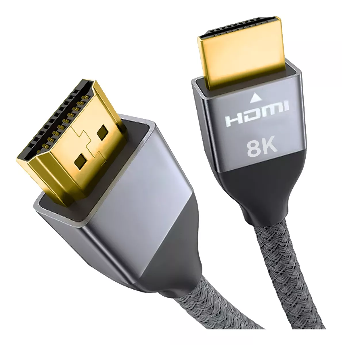 Cable Hdmi 2.1 Vídeo 4k 120hz 8k 60hz Ps5 Ps4 Xbox Gris 3 Metro 