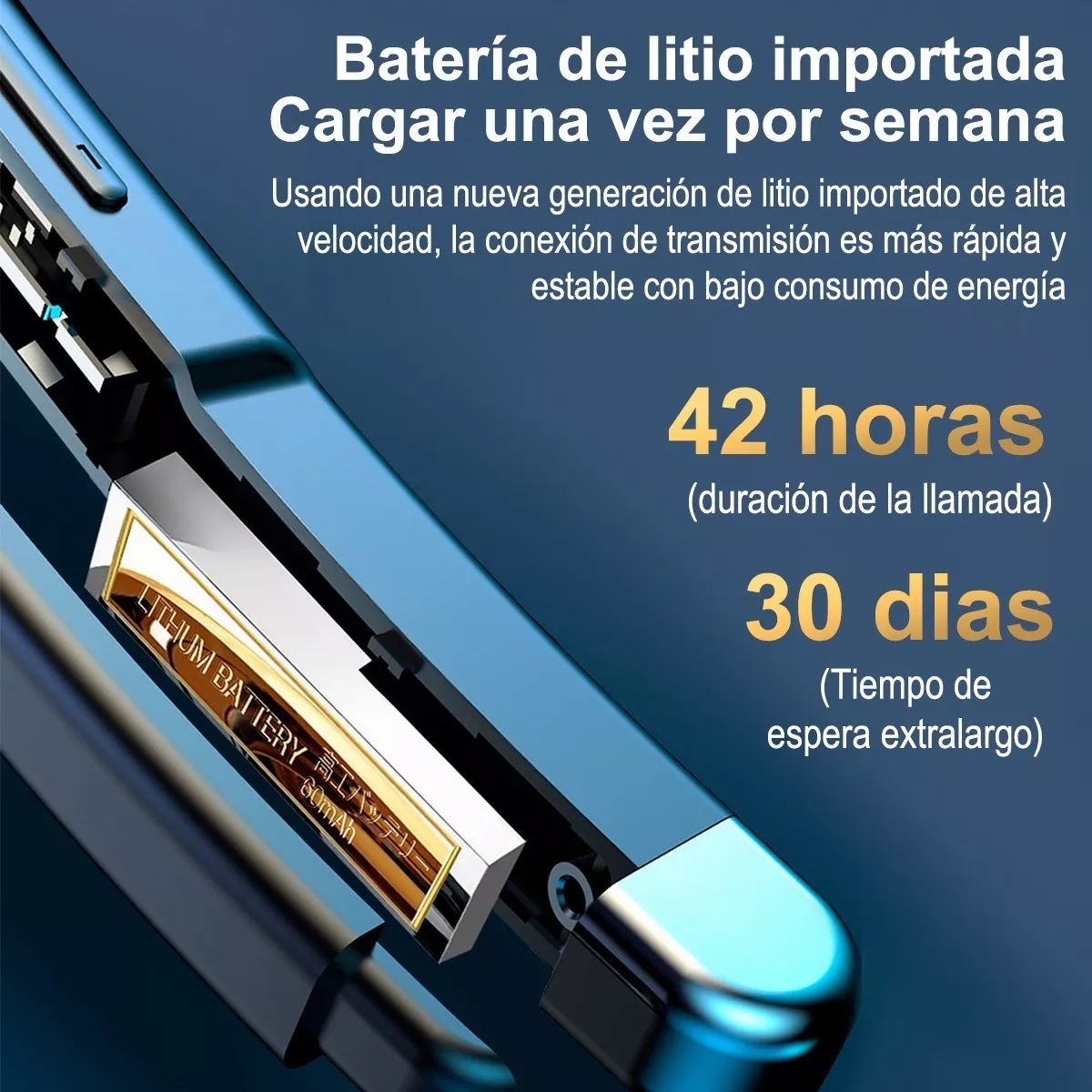 Audífonos Bluetooth Mic Llamada Comercial Reduc-ruido Negro