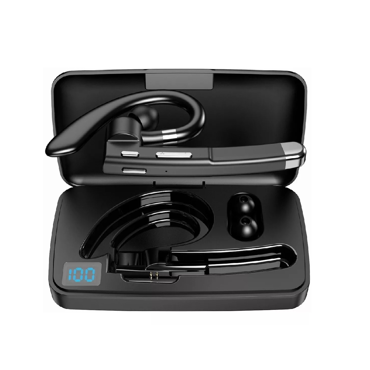 Audífonos Bluetooth Mic Llamada Comercial Reduc-ruido Negro