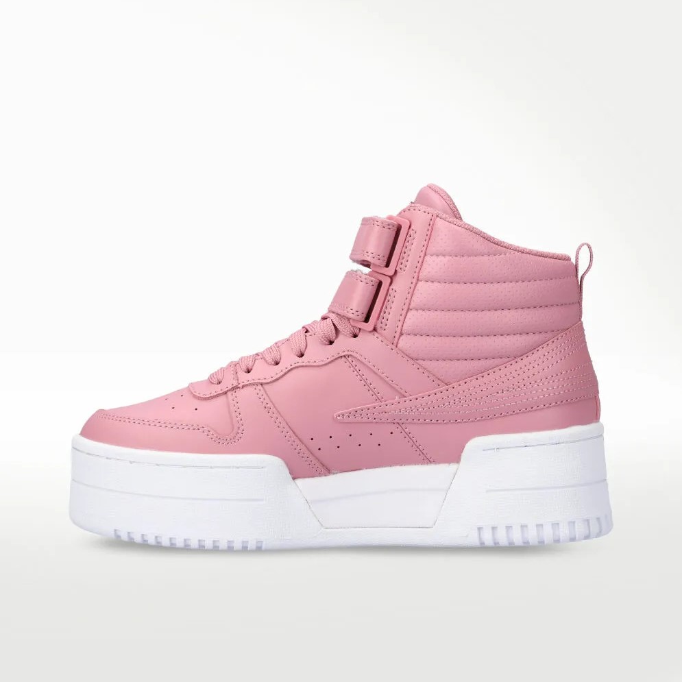 Tenis Bota Fila F14 Lifted Rosa Plataforma de Dama Original.