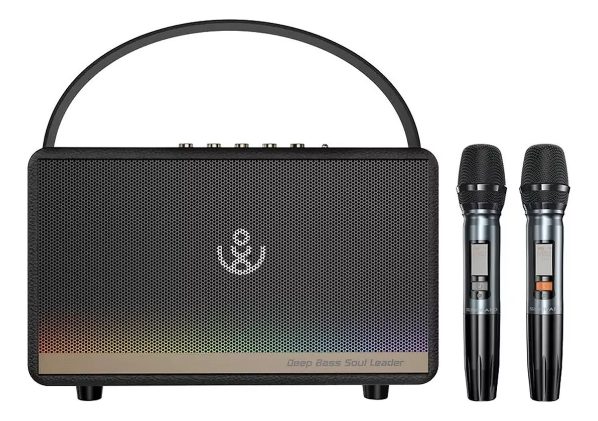 XDOBO Bocina Mirage 130W con Micrófonos y Luz RGB…