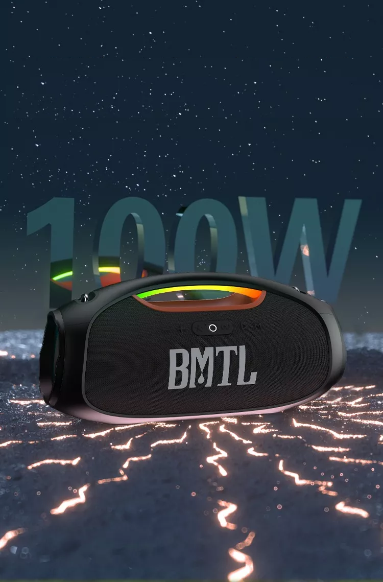 XDOBO Bocina Bluetooth Portátil Boom 100W con Luz RGB IPX6