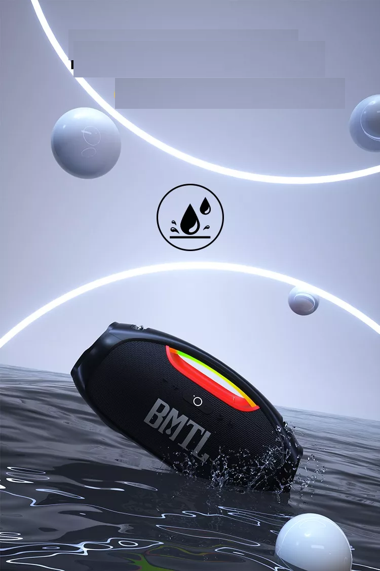 XDOBO Bocina Bluetooth Portátil Boom 100W con Luz RGB IPX6