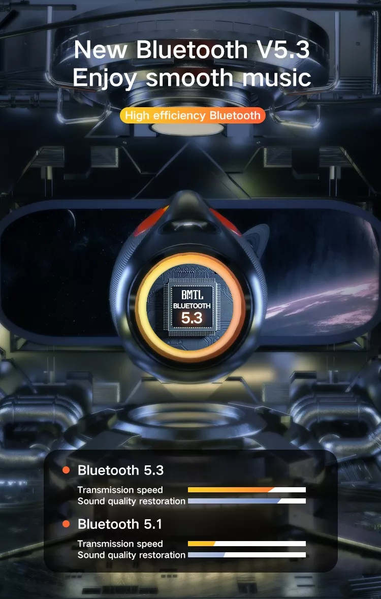 XDOBO Bocina Bluetooth Portátil Boom 100W con Luz RGB IPX6