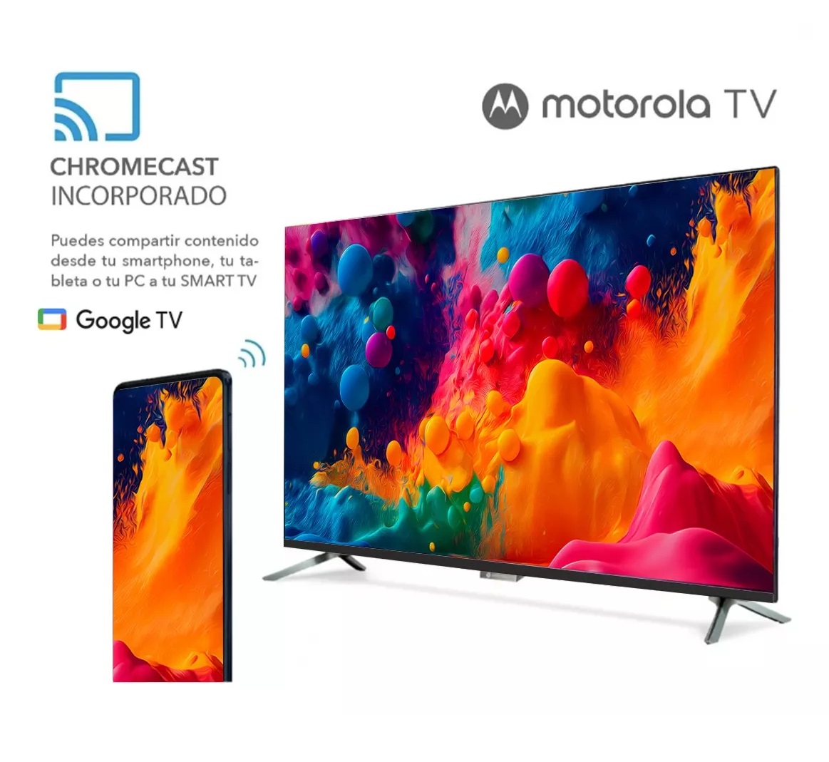 Televisión Pantalla 32 Pulgadas Google TV Motorola HD MOT32HLE11