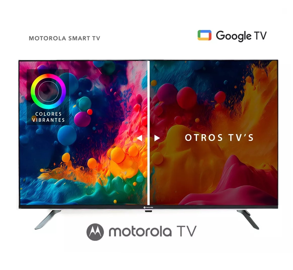 Televisión Pantalla 32 Pulgadas Google TV Motorola HD MOT32HLE11
