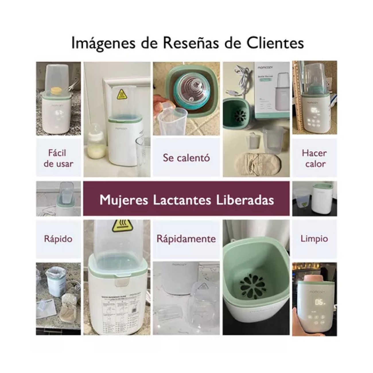 Calentador De Biberones Momcozy Smart, Calentador De Leche.
