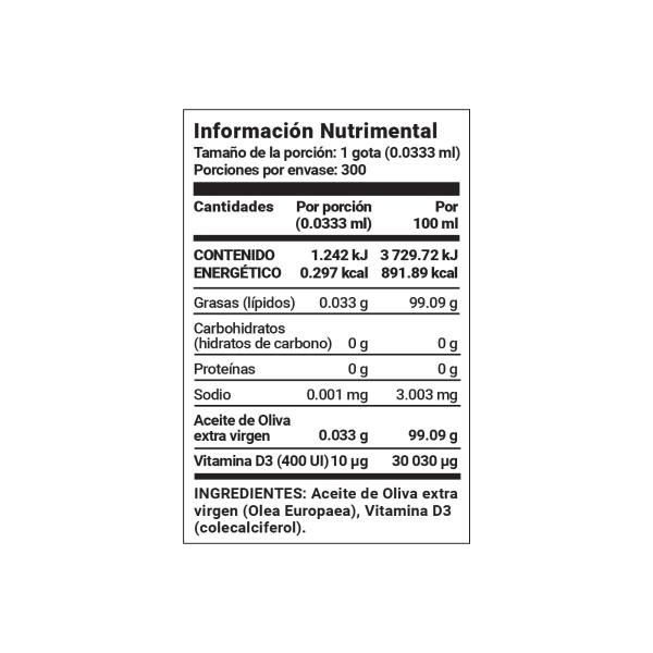 Vitamina D3 En Gotas Para Niños Con 300 Gotas B Life