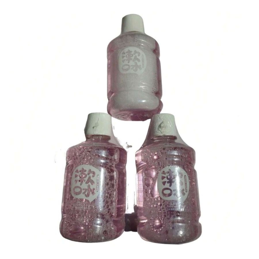 Enjuague Bucal Refrescante Elimina sarro Sabor Durazno.