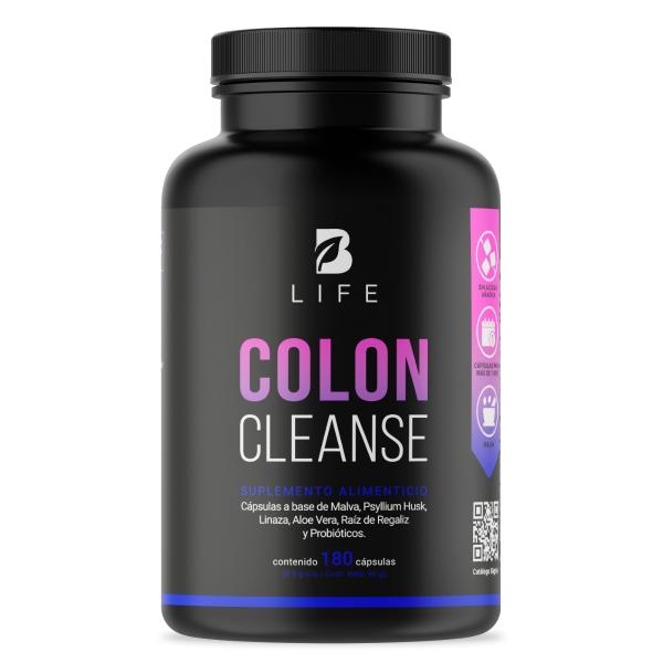 Limpieza Para Colon De 180 Cápsulas Con Hoja De Malva B Life