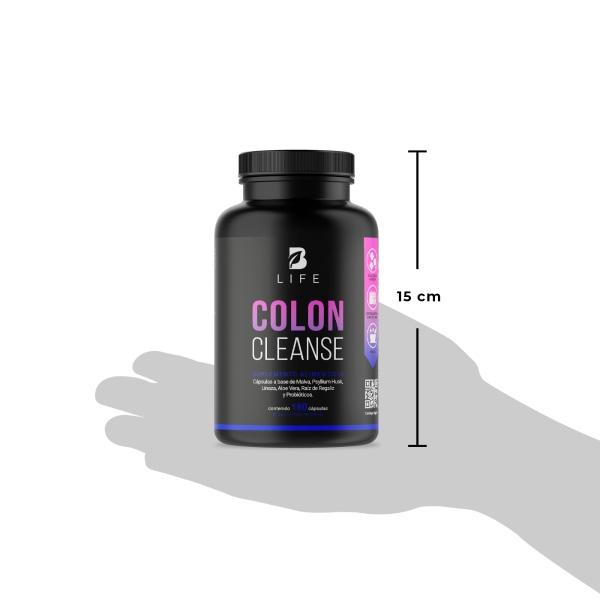 Limpieza Para Colon De 180 Cápsulas Con Hoja De Malva B Life