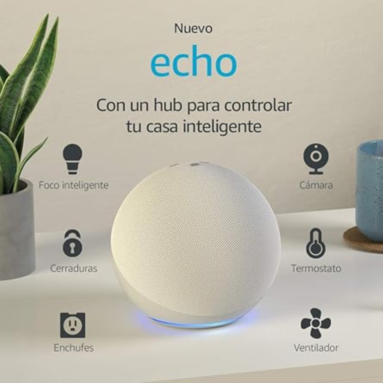 Alexa Echo dot 4ta generacion Amazon Blanco.