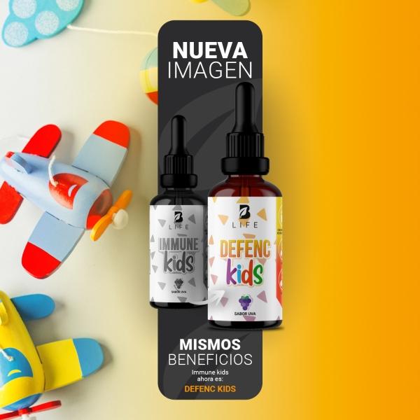 Fórmula Sistema Inmune Liquido En Gotas Para Niños B Life