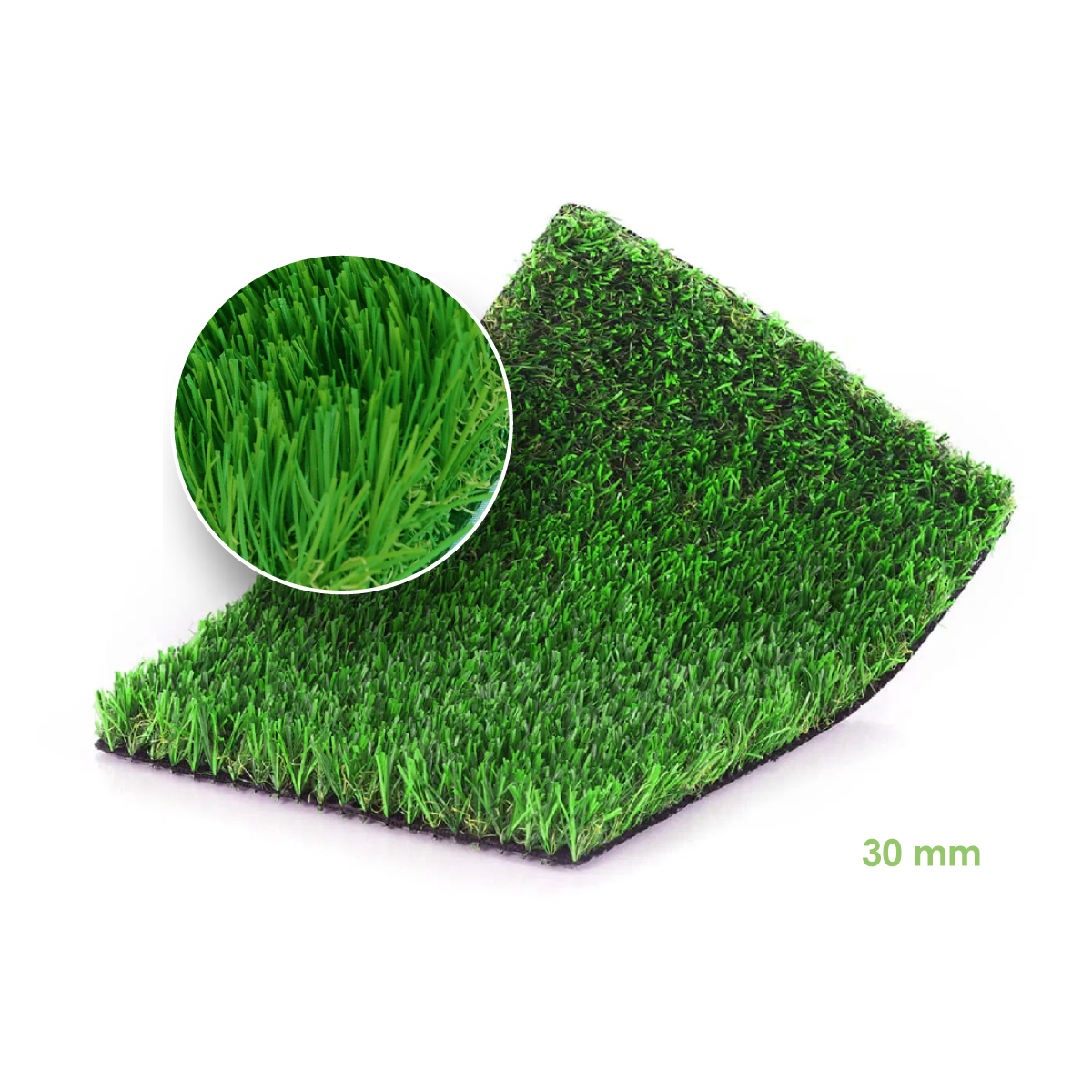 2m2 Pasto Sintético Tipo Alfombra 30mm Decoración Exterior