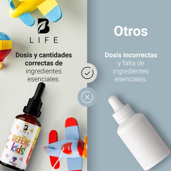 Fórmula Sistema Inmune Liquido En Gotas Para Niños B Life