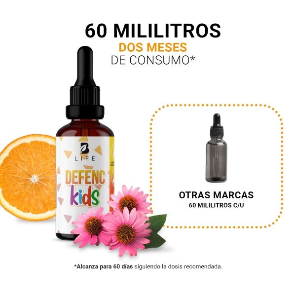 Fórmula Sistema Inmune Liquido En Gotas Para Niños B Life