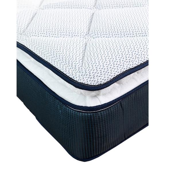 Colchon Matrimonial Spring Air Monaco con 2 Almohadas y Protector