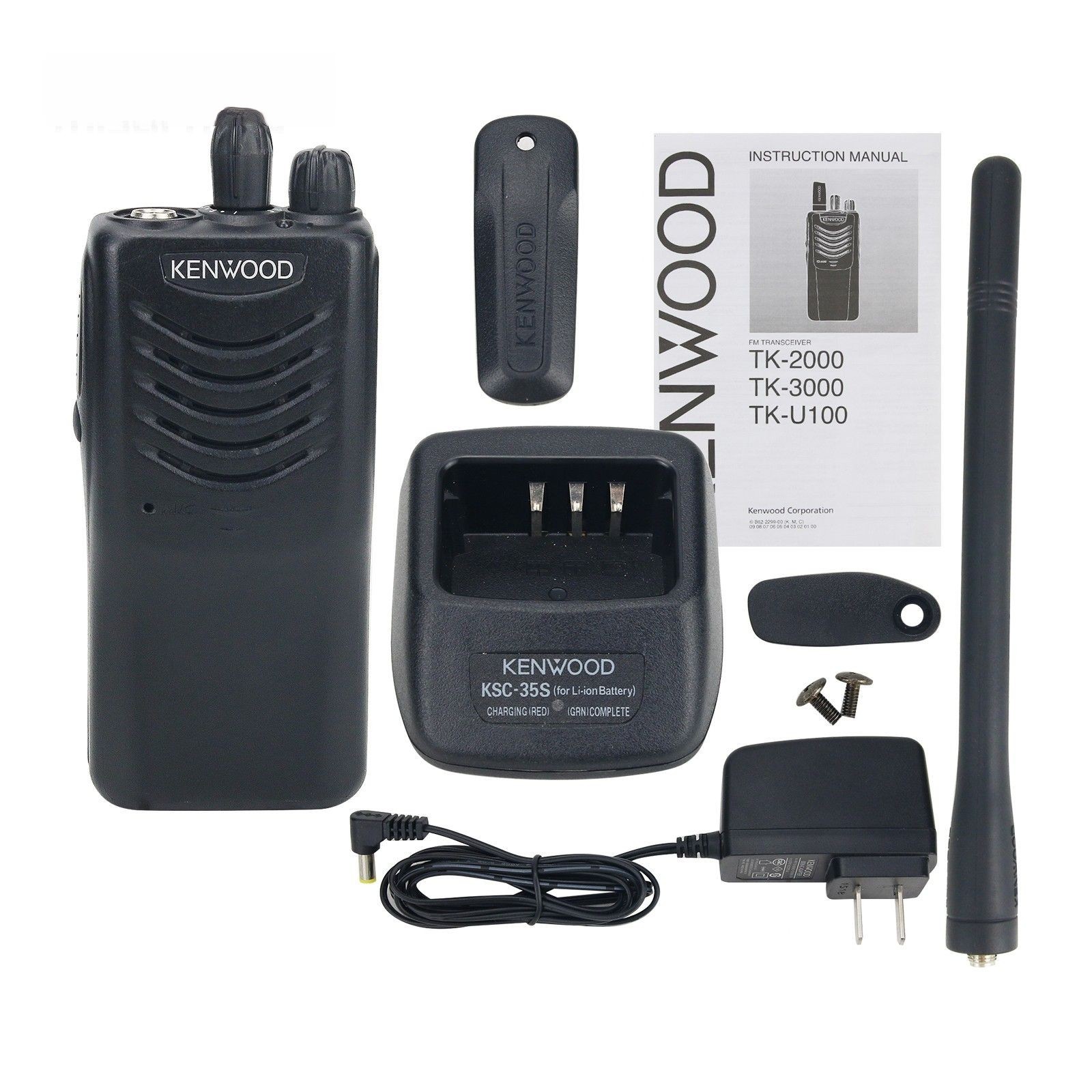 Kenwood TK-2000 VHF 4 WATTS 16 CANALES AURICULAR ACUSTICO INCLUIDO.