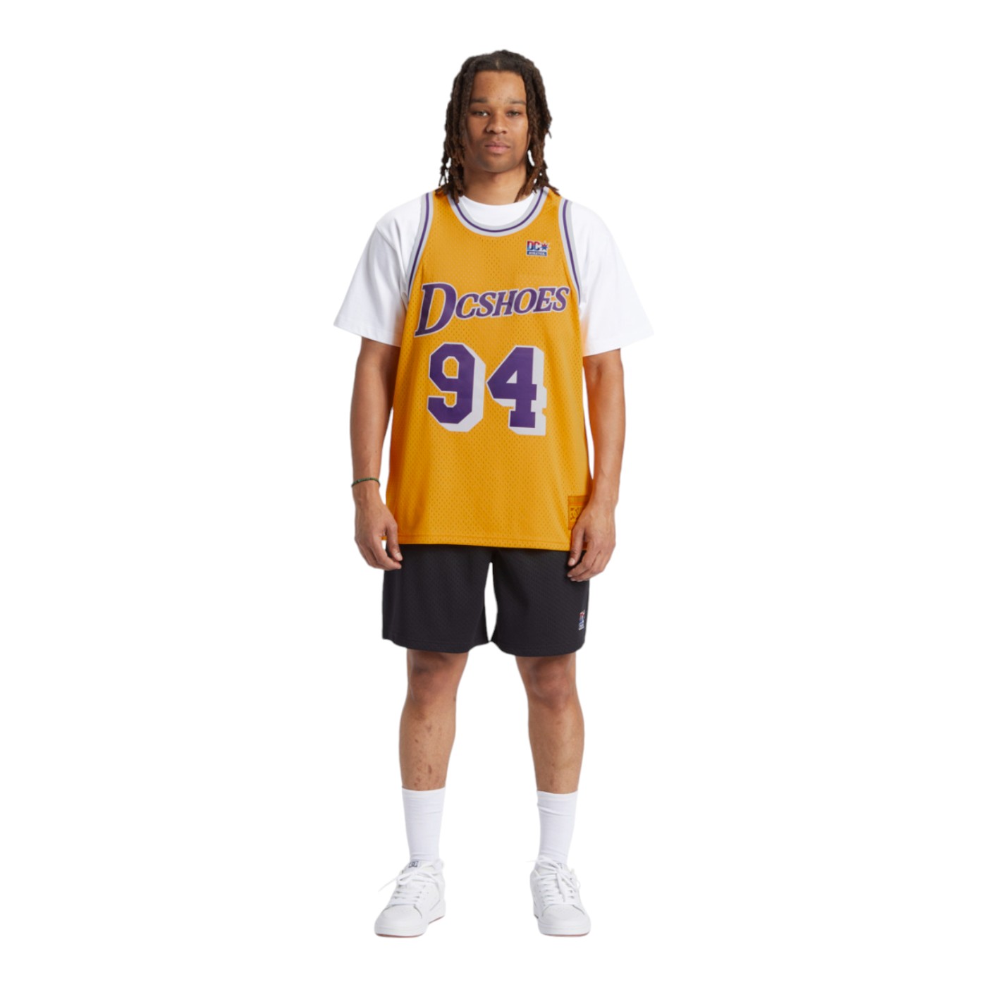 PLAYERA DC SHOES HOMBRE AMARILLO DC SHOES SHOWTIME JERSEY ADYKT03229YKW0