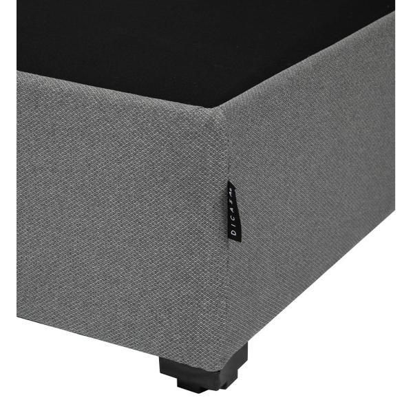 Base Cama Individual Dicasa Orlando Gris