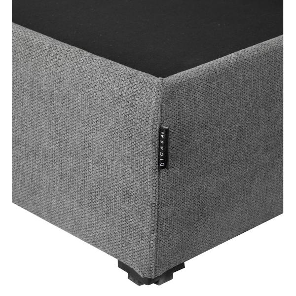 Base Cama King Size Dicasa Riva Gris