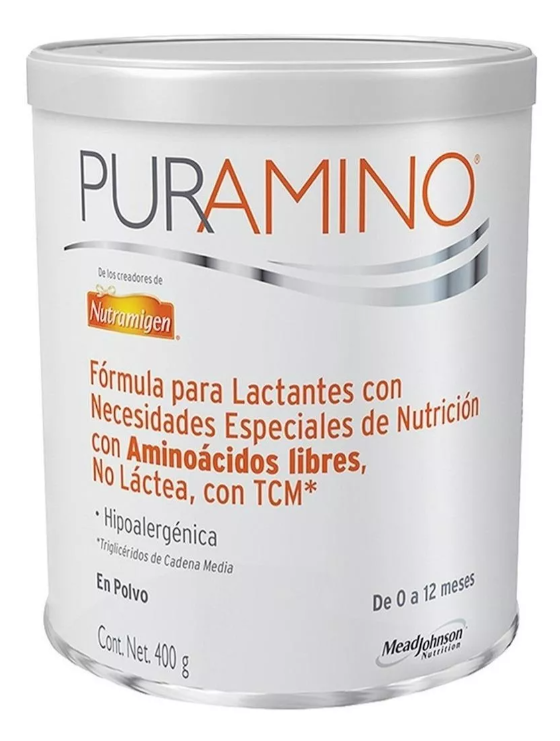 Fórmula Infantil Enfamil Puramino 0-12 Meses Lata De 400 G.
