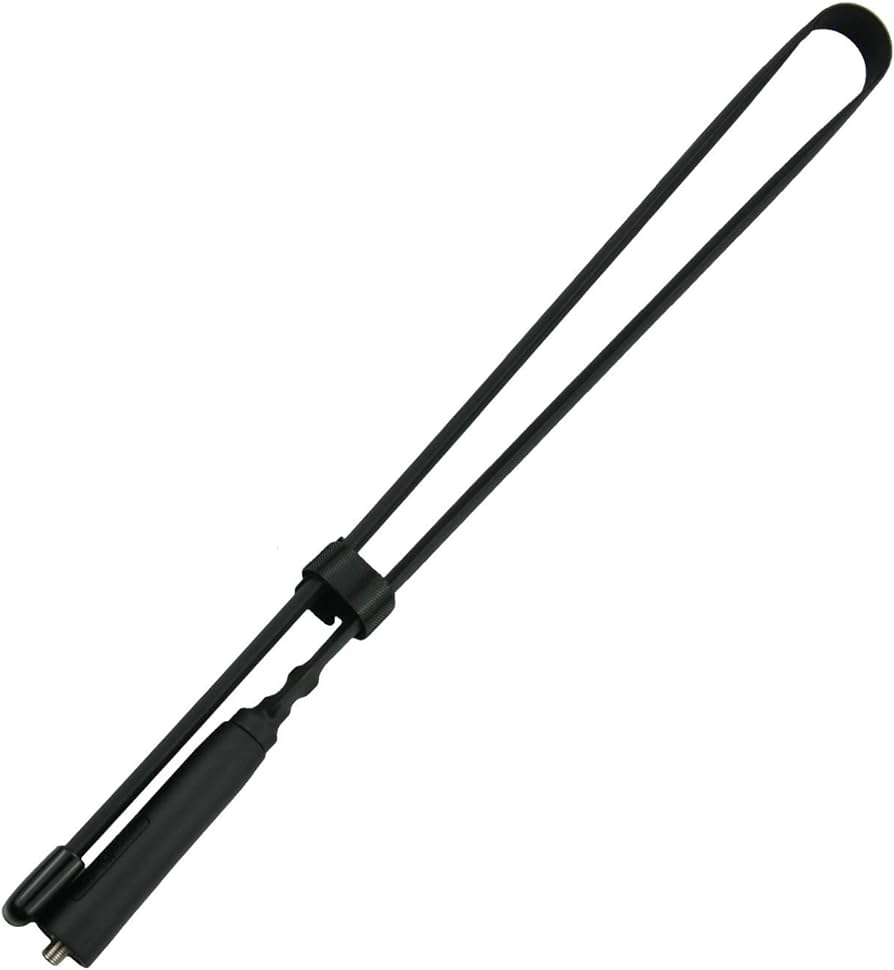 BAOFENG Antena Tactica 8 WATTS SET CON 2PZ Doble Banda VHF/UHF Flexible Resistente