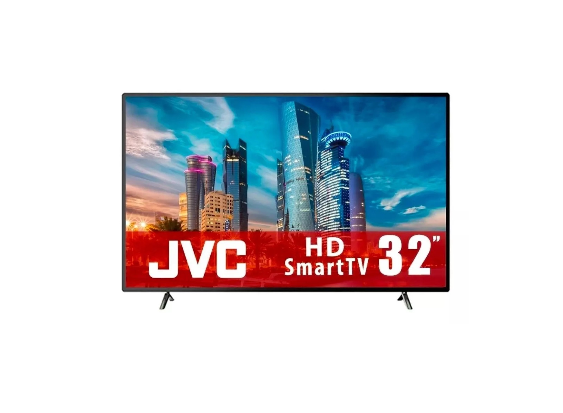 Pantalla Smart TV JVC Modelo: SI32R de 32 Pulgadas Sistema Operativo Roku TV.