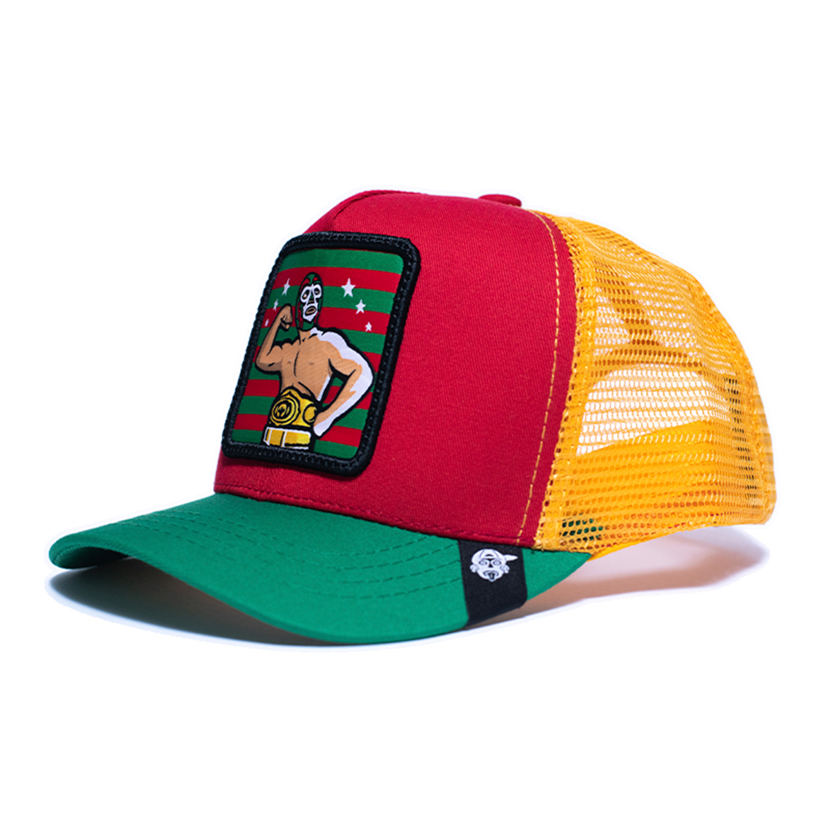 Gorra original curva Pook Personaje Luchador 