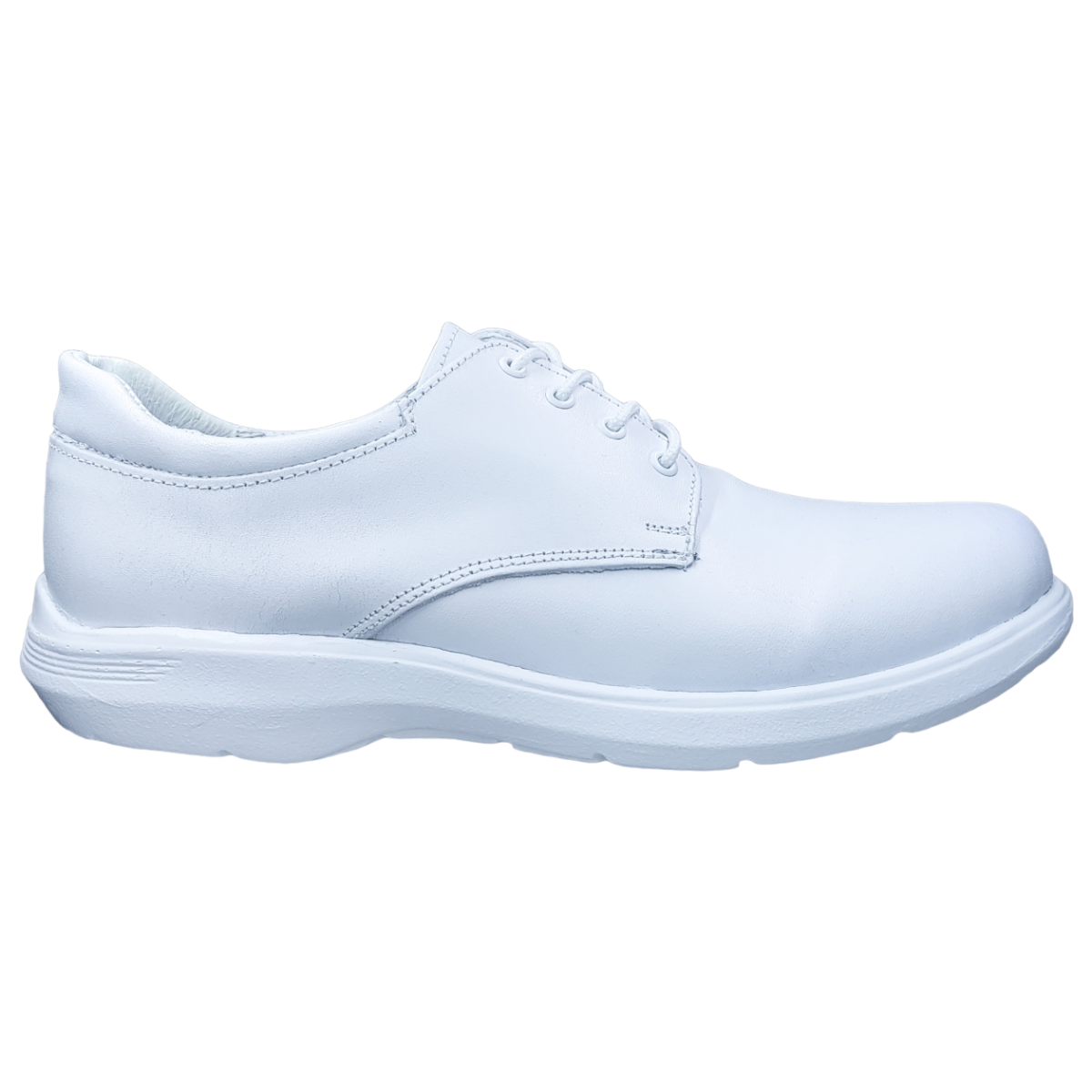 Zapatos de Enfermeria para Hombre en Piel Blanco Ideal para Clinicas y Hoteles