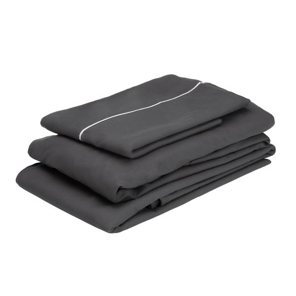 Protector King Size Dicasa Cloud con Sabanas Royal Gris Oxford