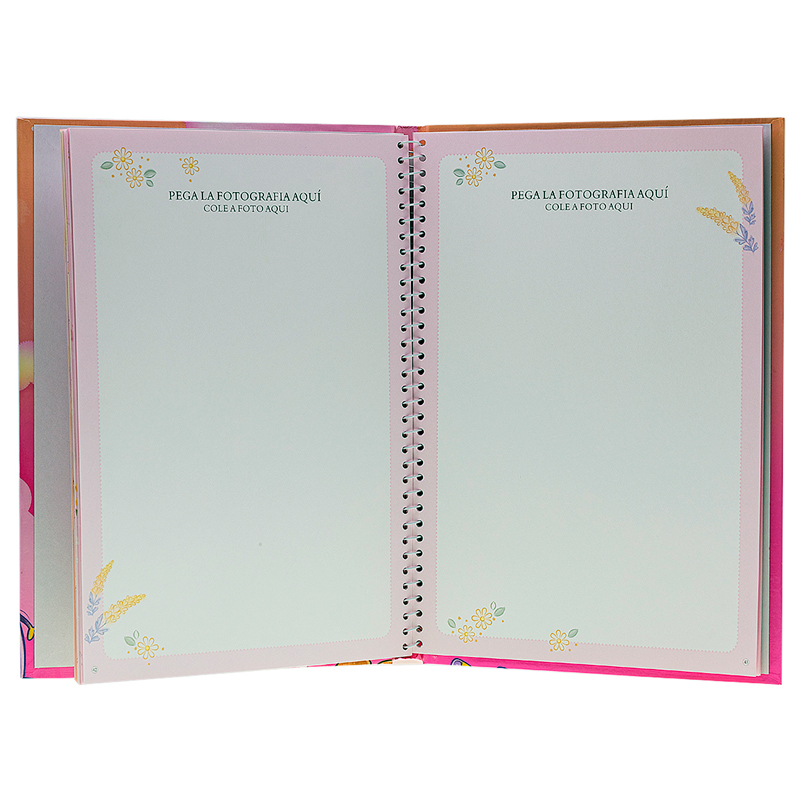 Álbum Y Diario Para Bebe, Recuerdo Baby shower regalo Rosa.